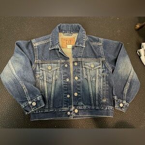 Vintage GAP Kids Jean Jacket Denim Blue Size‎ S 5-6